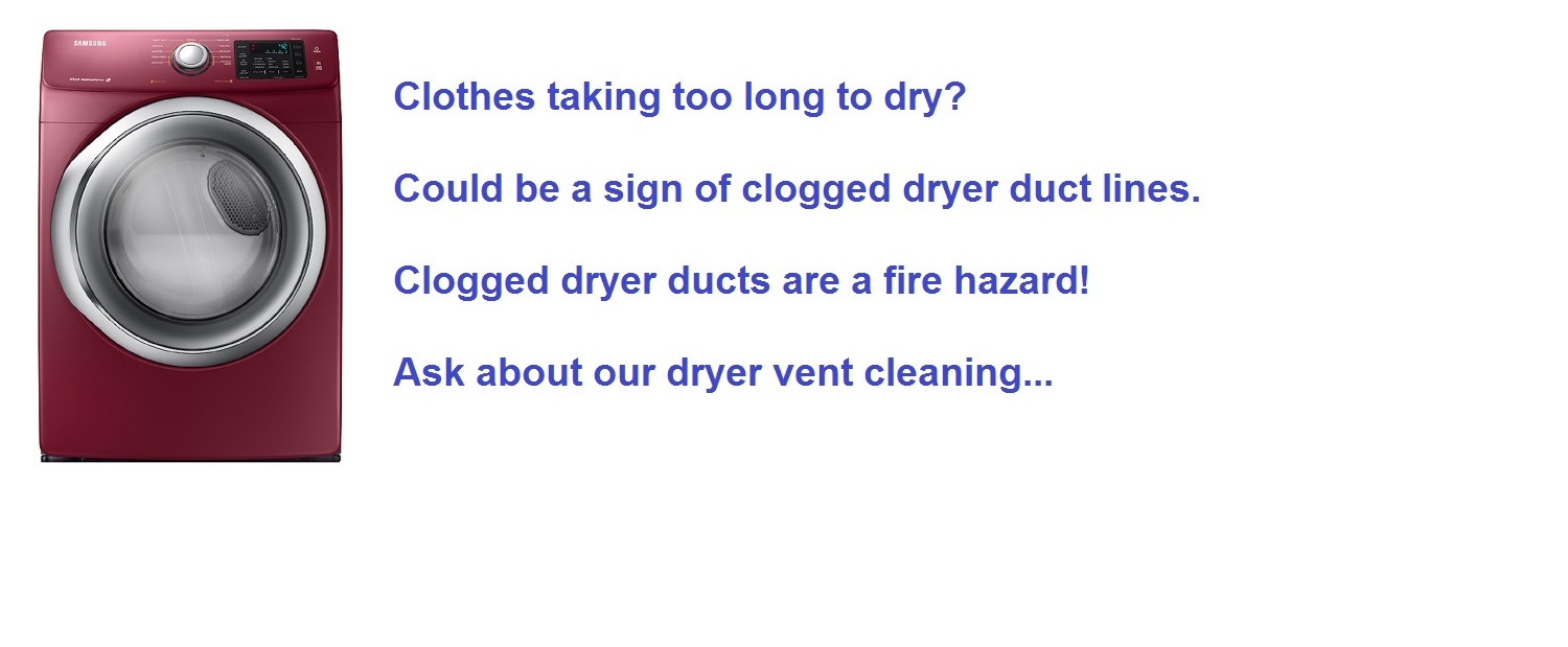 dryer vent cleaning in the Sarasota Florida area